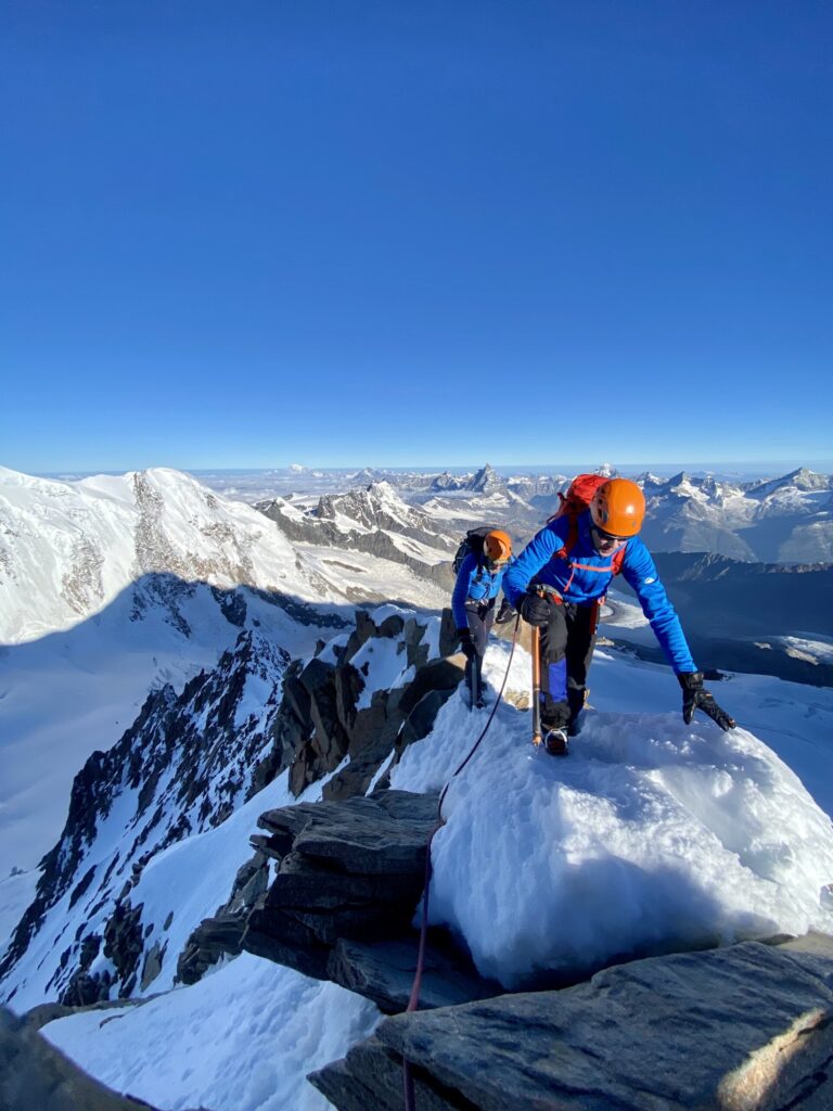 Dufourspitze beklimmen1