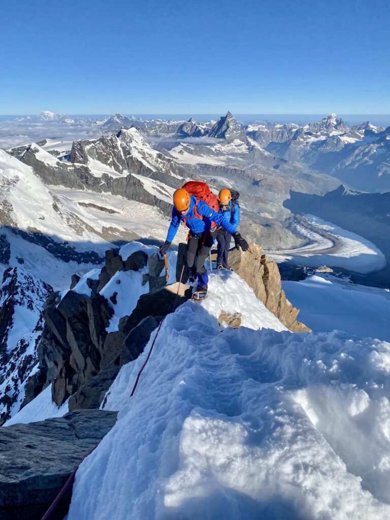 Dufourspitze beklimmen2