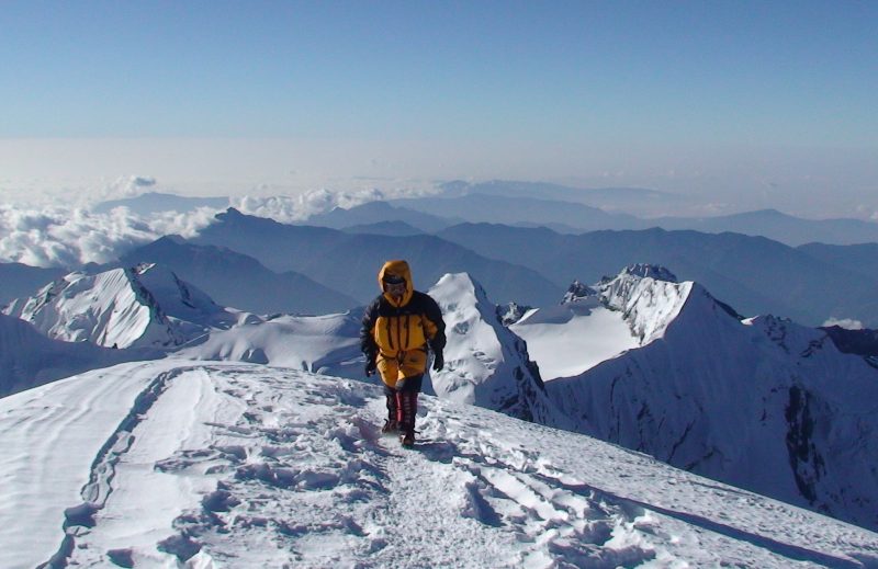 Mera peak last steps to the summit